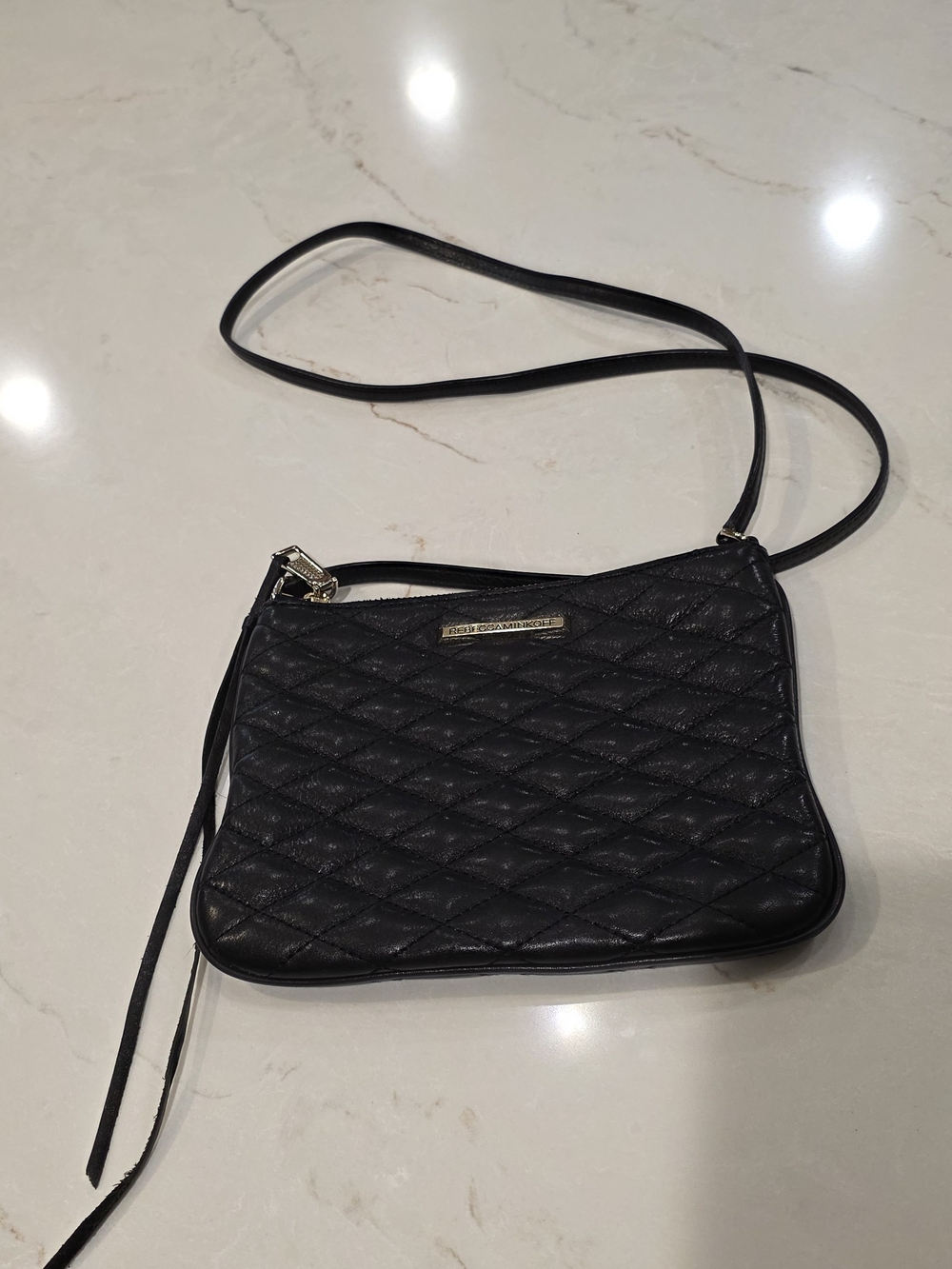 Rebecca Minkoff Black Quilted Crossbody Bag